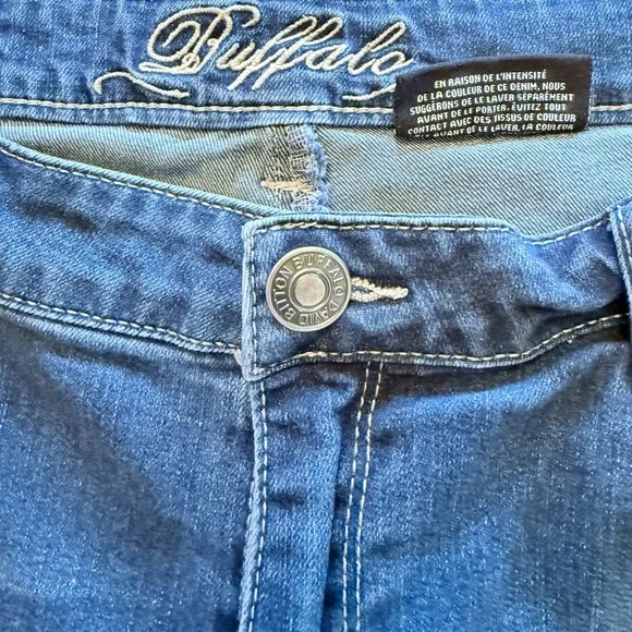 Buffalo David Bitton Misha Mid Rise Jeans Tag 10/30 Women's Measures 31x27.5 - Picture 3 of 15